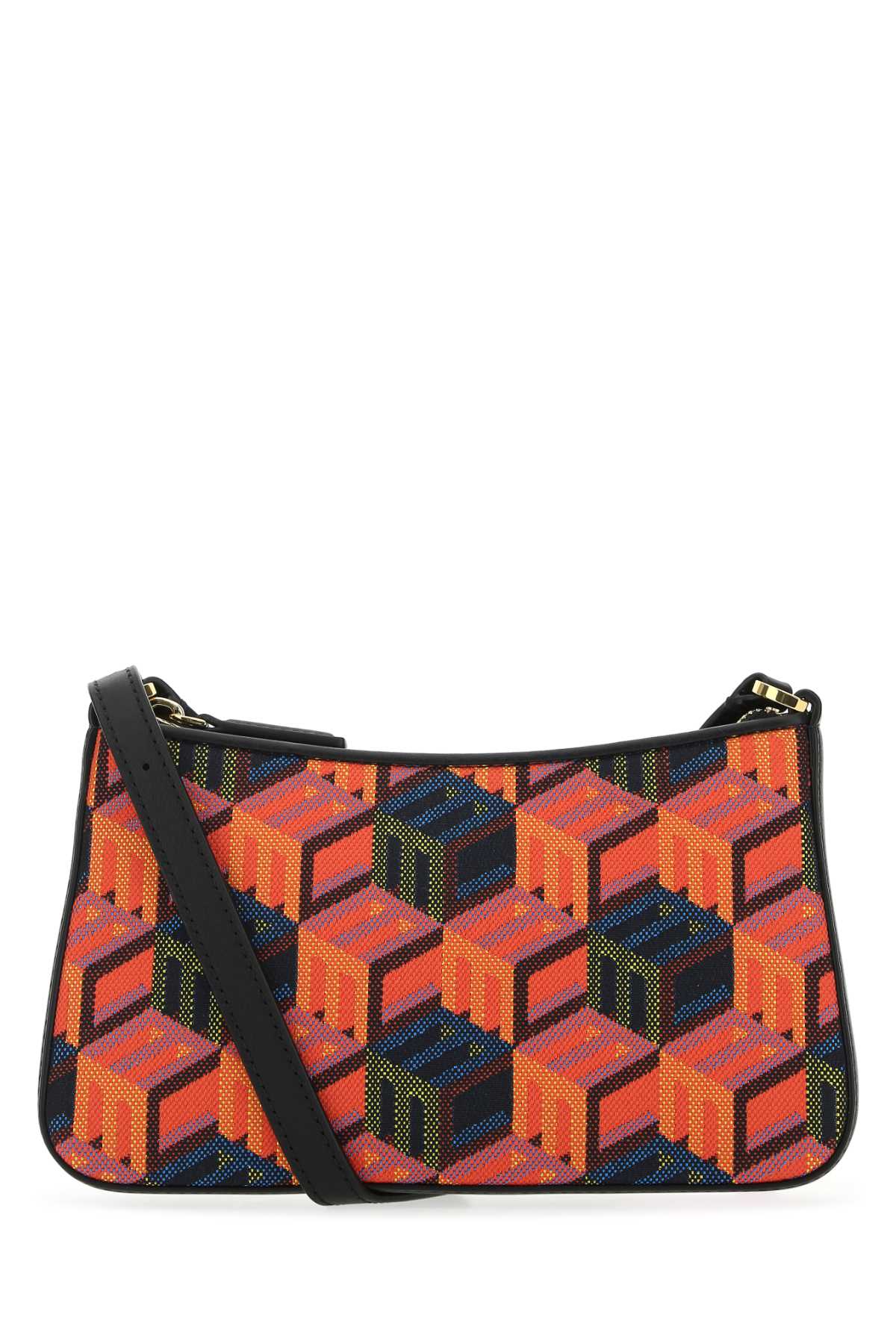 MCM Embroidered Fabric Rockstar Crossbody Bag