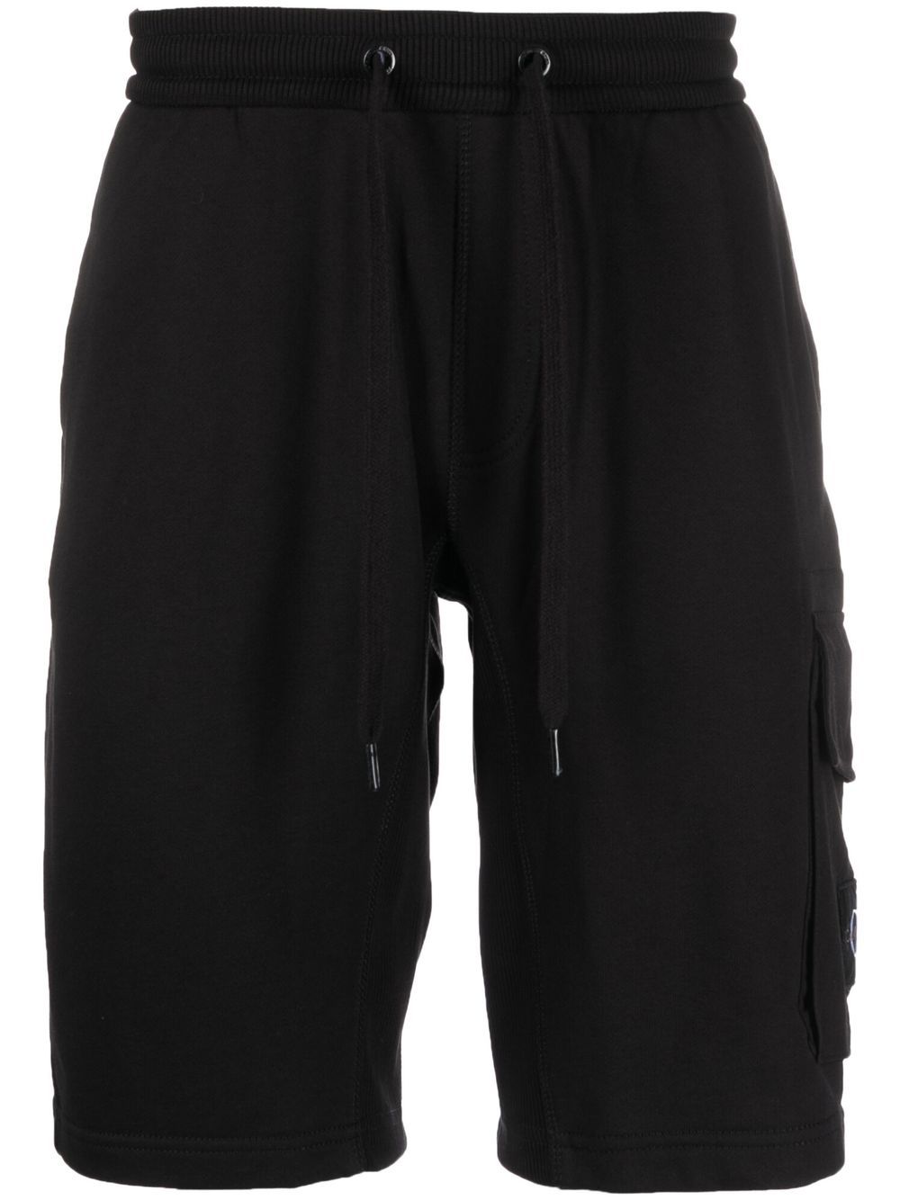 Calvin Klein Jeans 标贴工装运动短裤 - 黑色