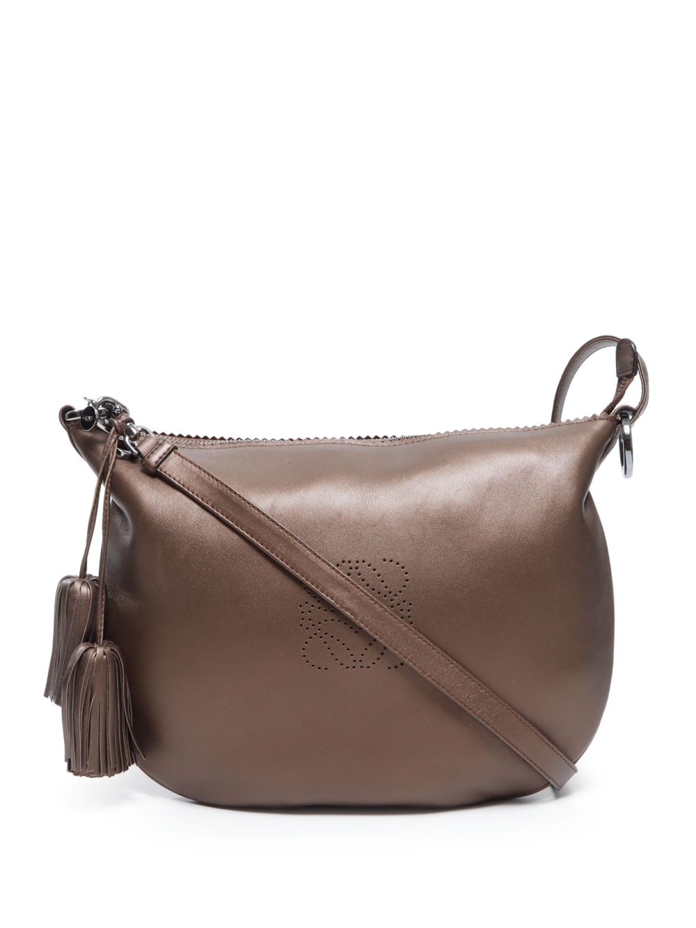 Loewe Pre-Owned Anagram 单肩包（典藏款） - 褐色