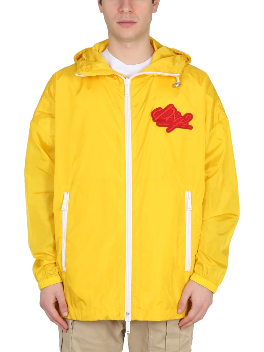 Dsquared2 Jacket With Logo Patch
