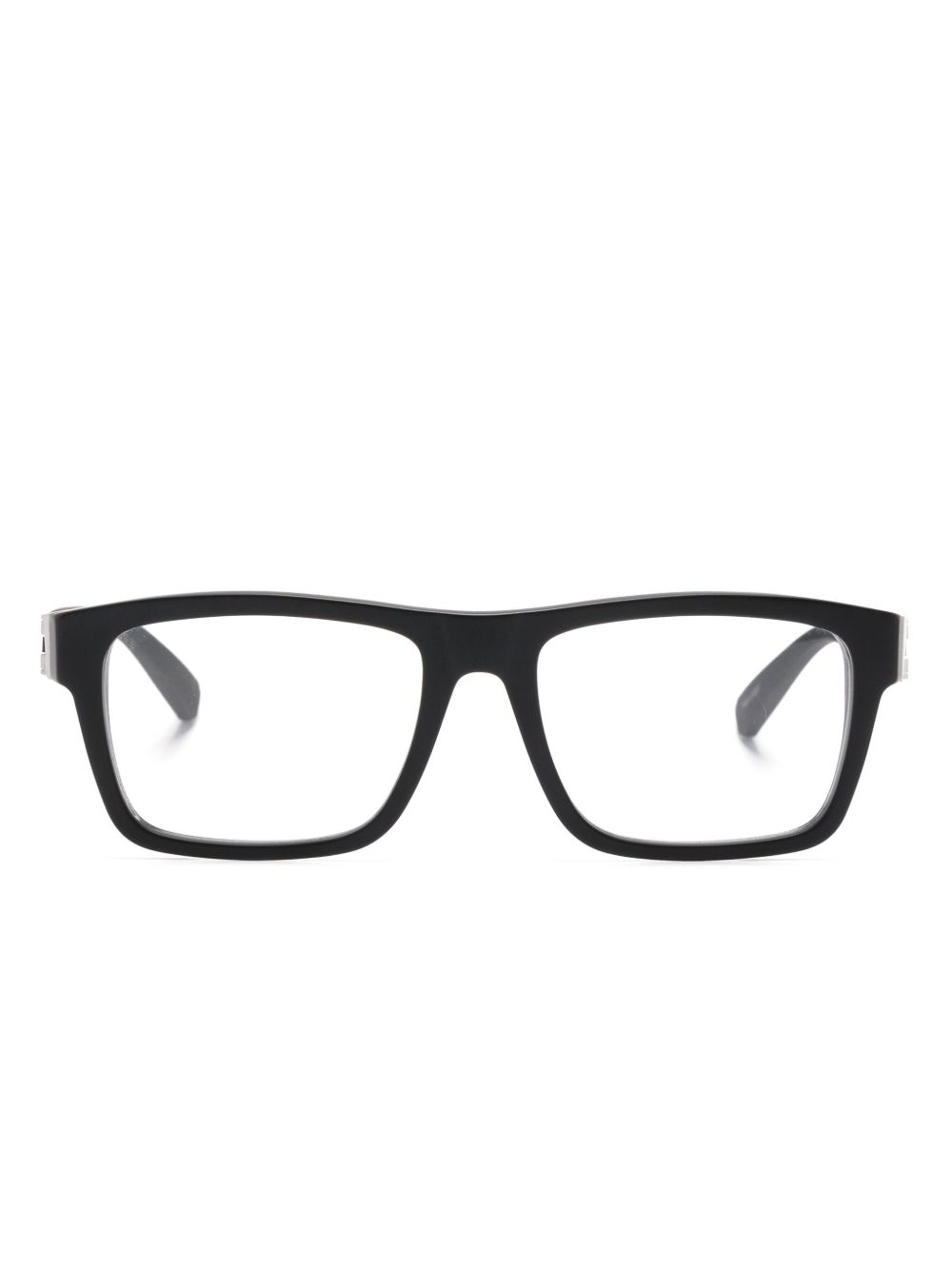 Bvlgari BV50018I 长方形镜框眼镜 - 黑色