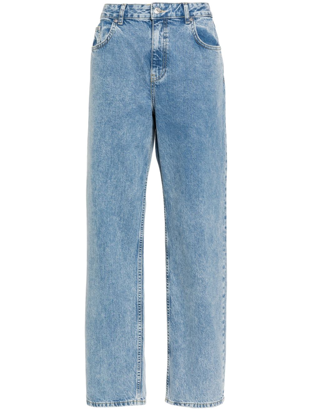MOSCHINO JEANS 直筒棉牛仔裤 - 蓝色