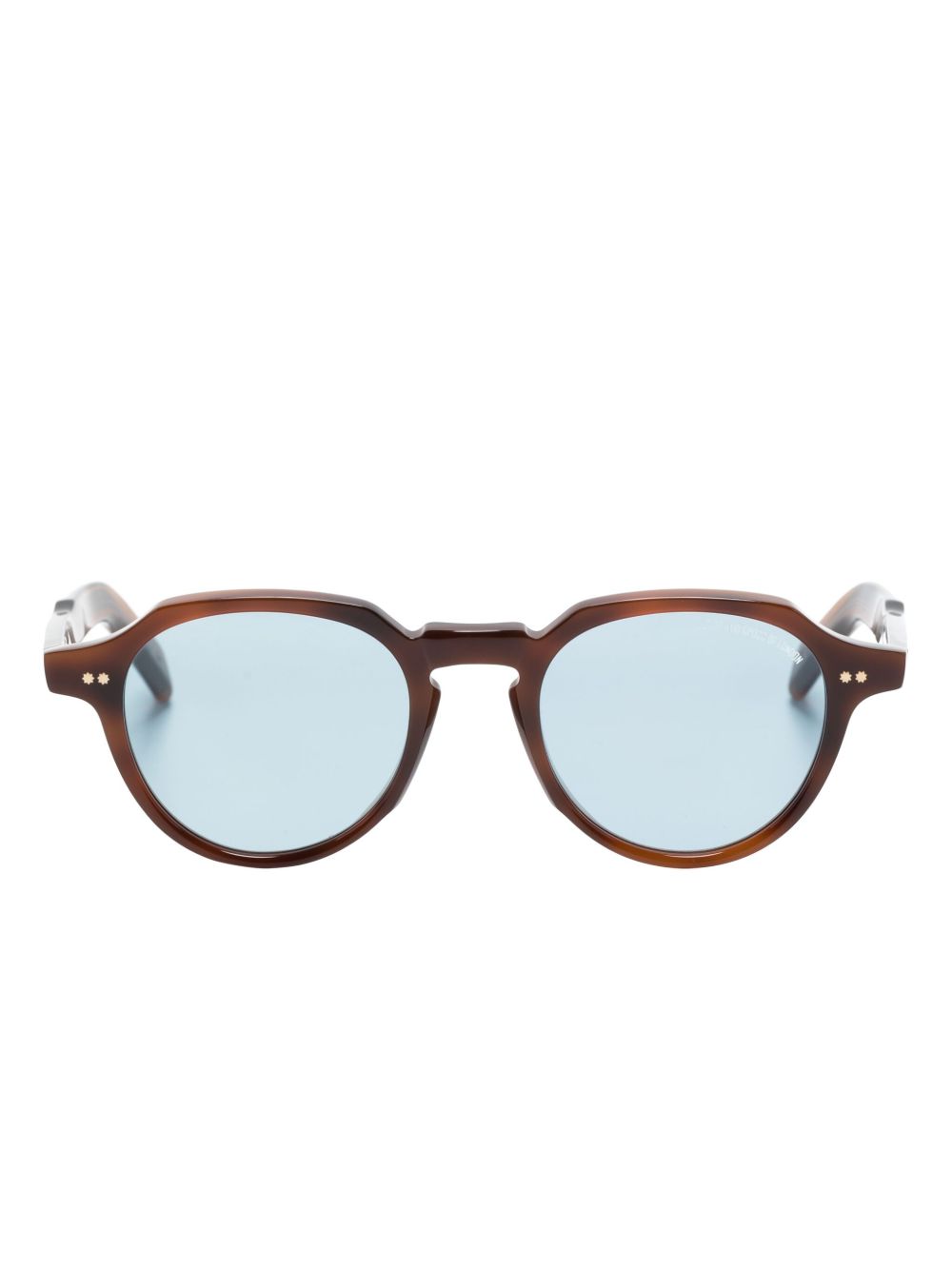 Cutler & Gross GR06 圆框太阳眼镜 - 褐色