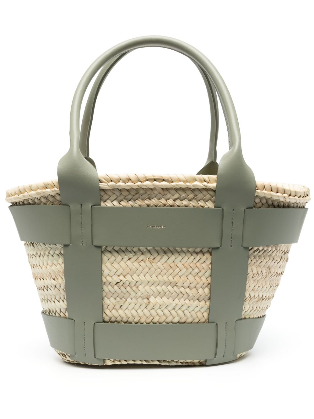 DeMellier The Maxi Santorini 拉菲草手提包 - 中性色