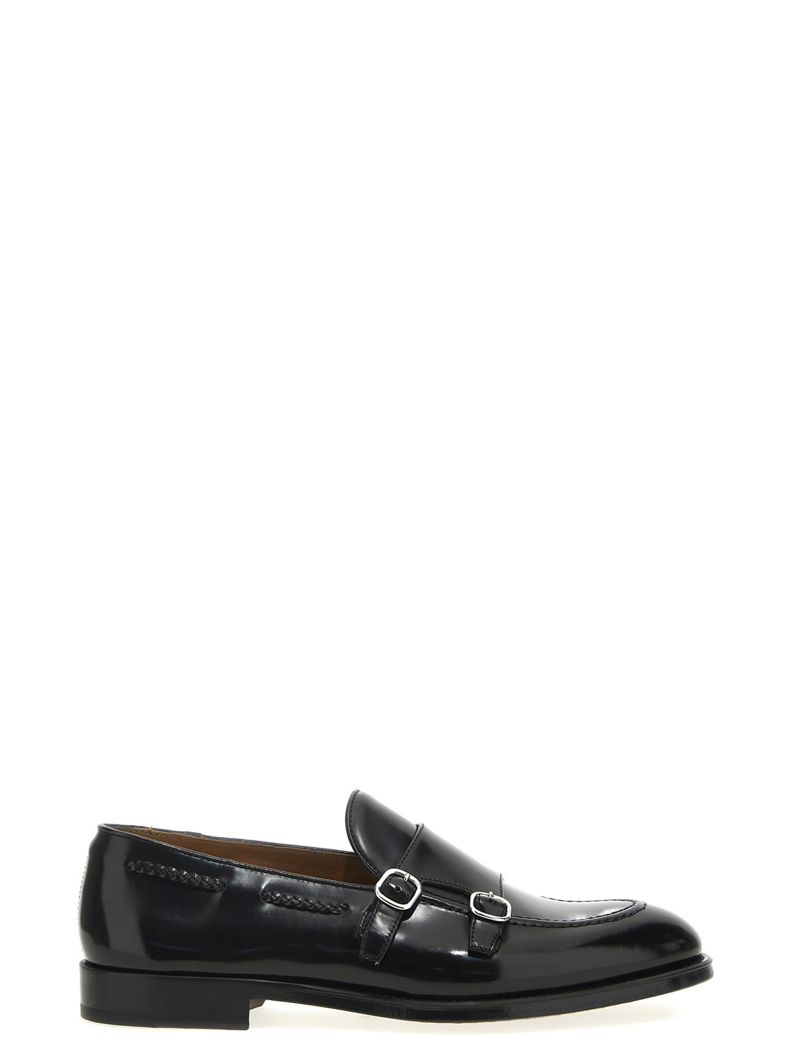 Doucal's Leather Monk-strap Shoes