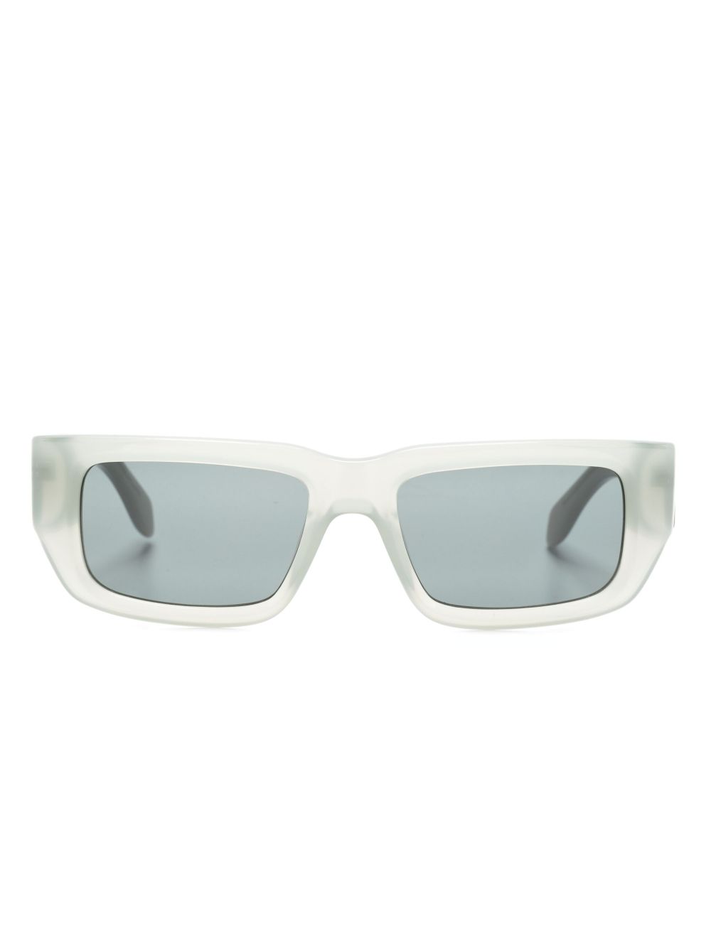 Palm Angels Eyewear Sutter 长方形框太阳眼镜 - 灰色