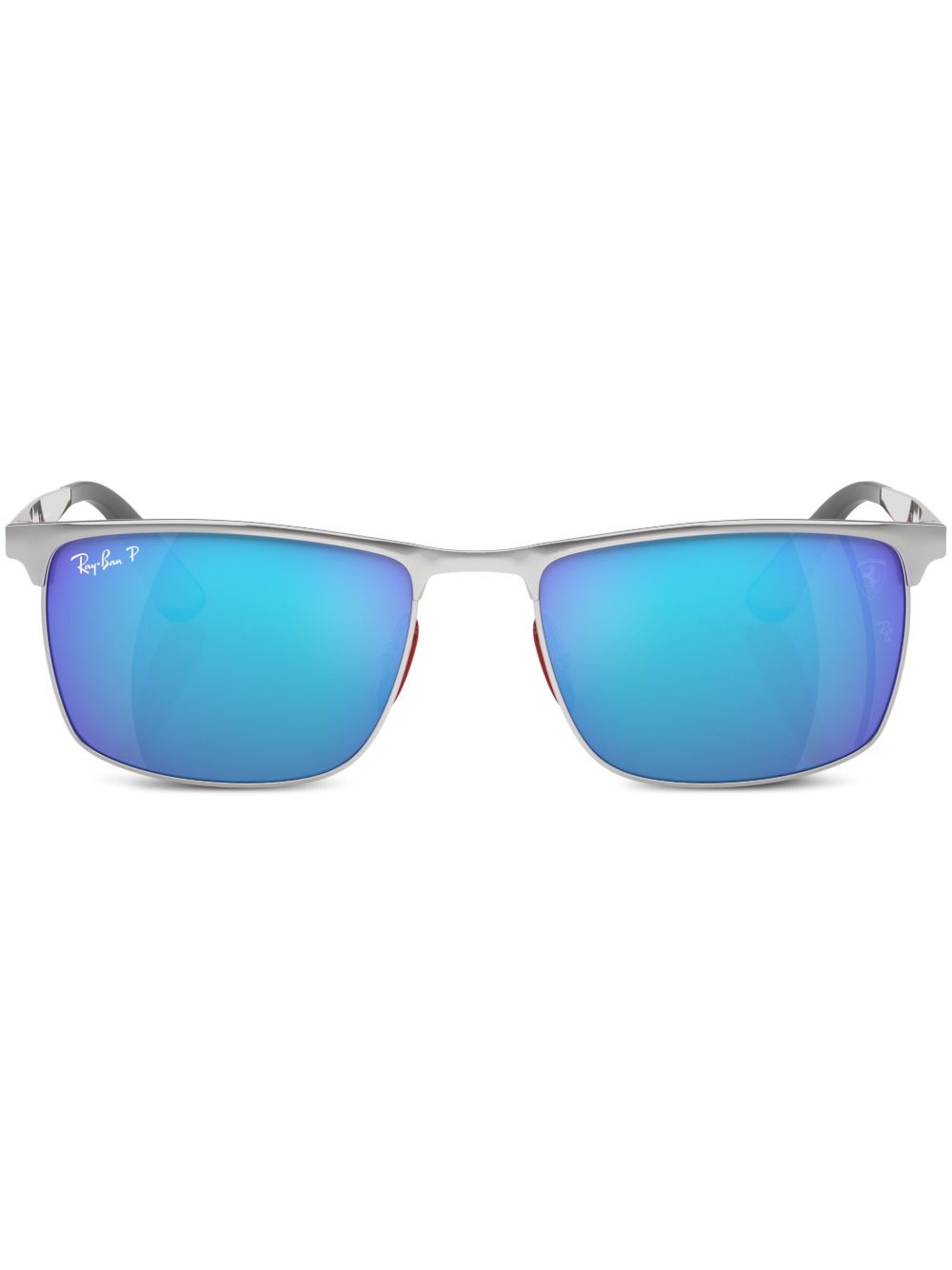 Ray-Ban Chromance logo标牌太阳眼镜 - 银色