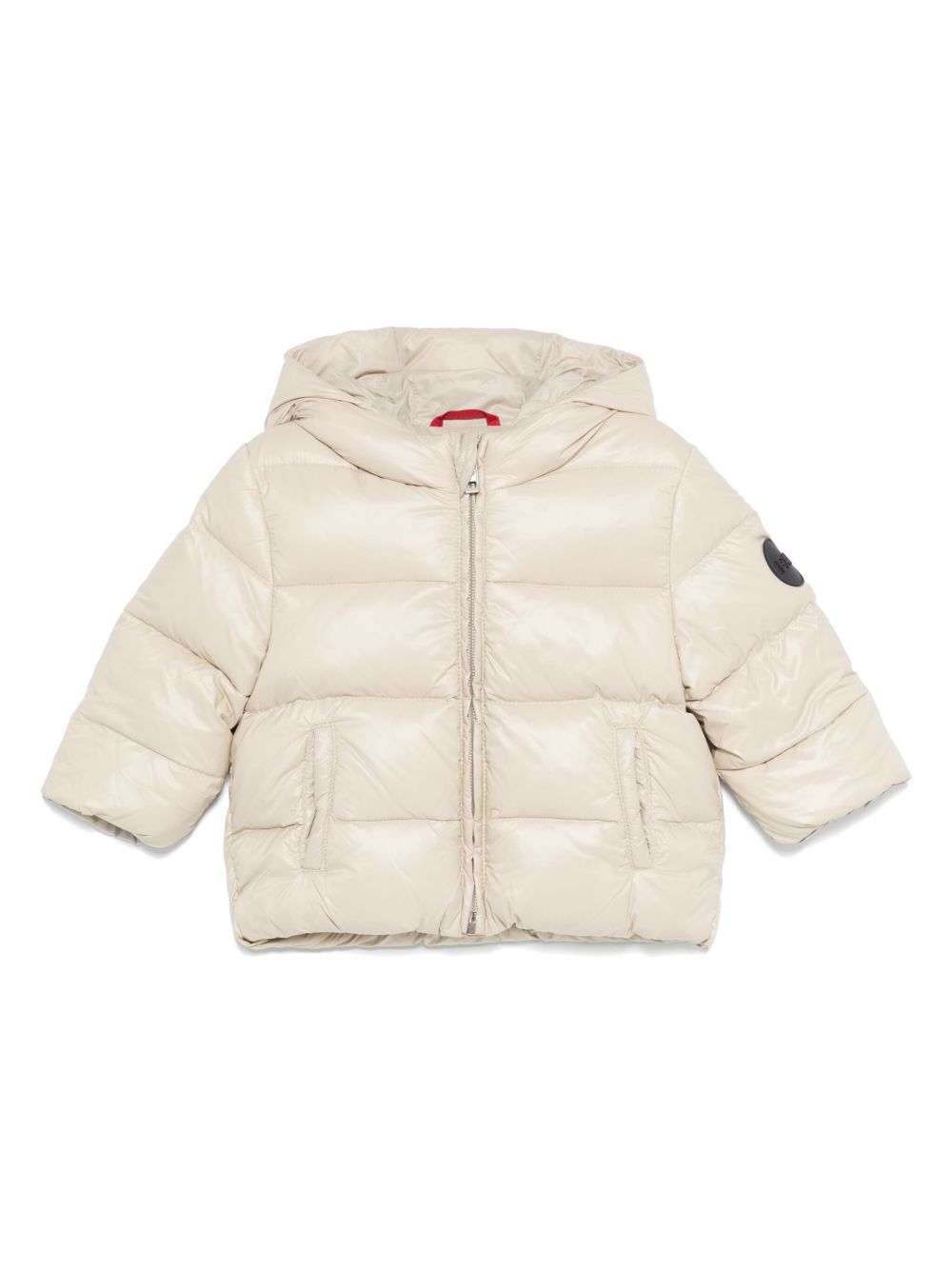 Fay Kids 浮雕logo细节夹克 - 中性色