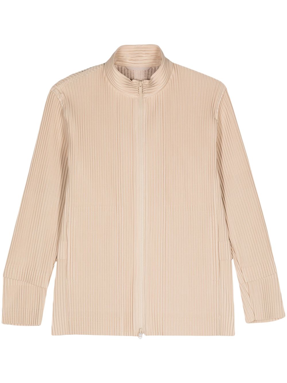 Homme Plissé Issey Miyake Cargo 细褶效果夹克 - 中性色