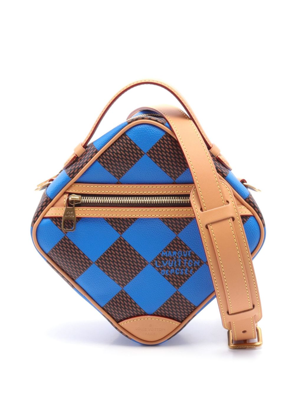 Louis Vuitton Pre-Owned Damier Pop 单肩包（2010年代典藏款） - 褐色