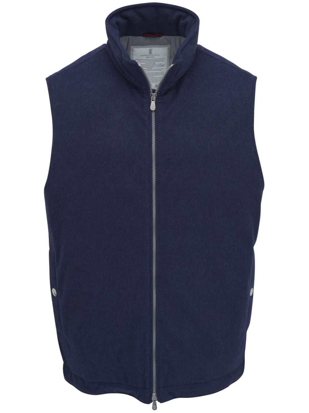 Brunello Cucinelli 羊毛马甲 - 蓝色