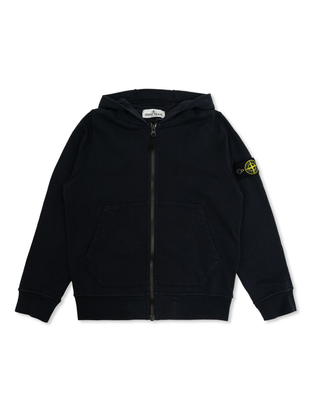 Stone Island Junior Compass-badge hoodie - 蓝色