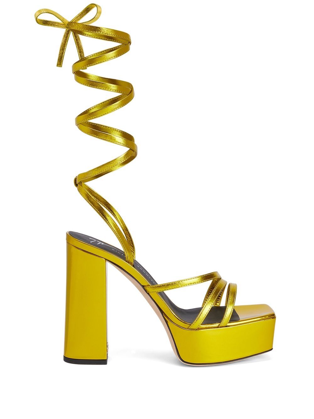 Giuseppe Zanotti Flavienne 高跟凉鞋 - 金色