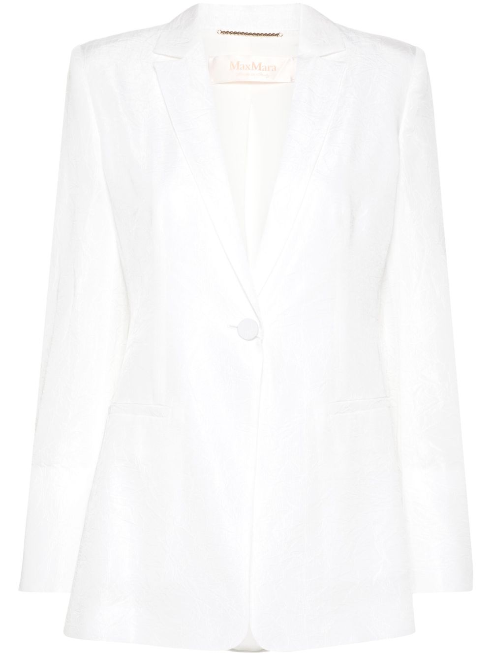 Max Mara Gaspare 西装夹克 - 白色