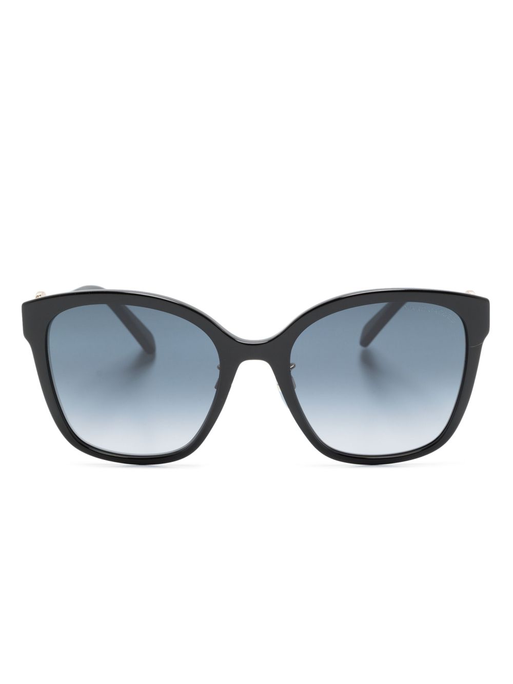 Marc Jacobs Eyewear 方框太阳眼镜 - 黑色