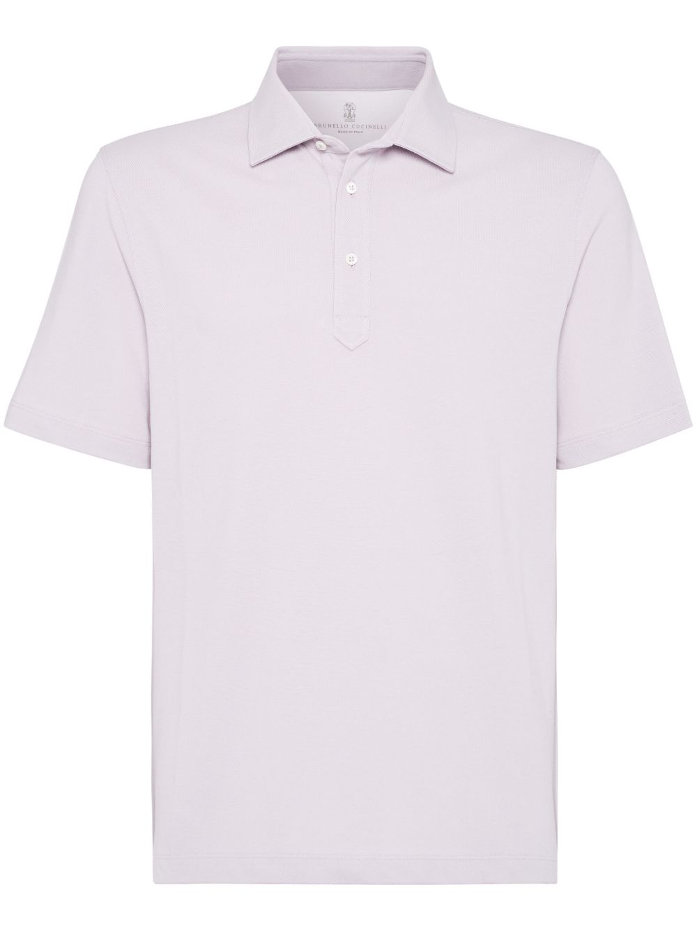 Brunello Cucinelli 珠地布polo衫 - 紫色