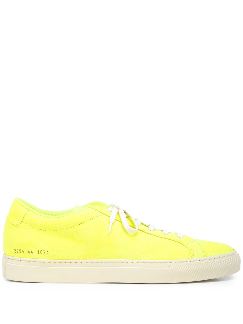 Common Projects Achilles 绒面皮板鞋 - 黄色