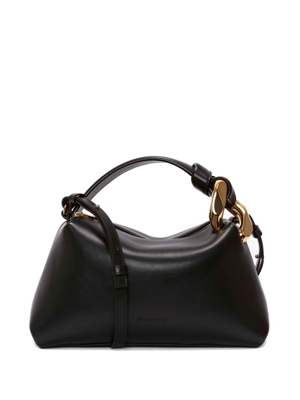 JW Anderson Corner 皮质单肩包 - 黑色