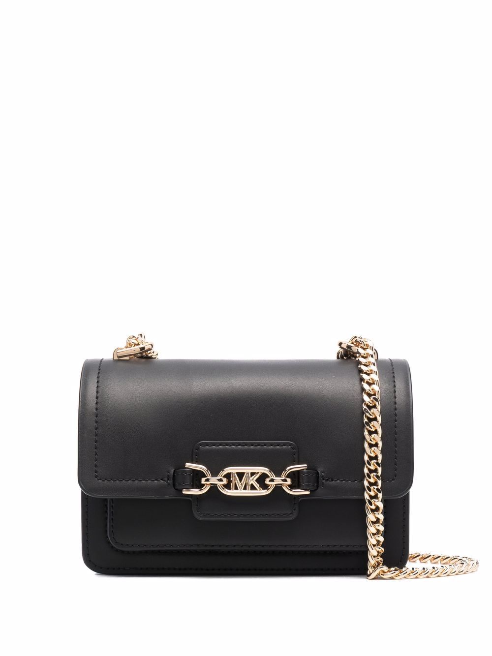 Michael Kors Heather 人造皮革斜挎包 - 黑色