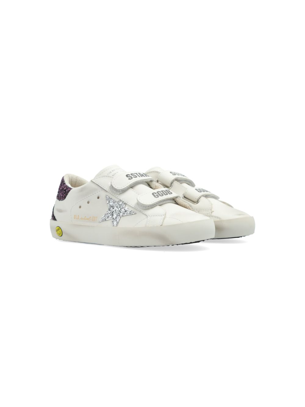 Golden Goose Kids Ball Star 运动鞋 - 白色