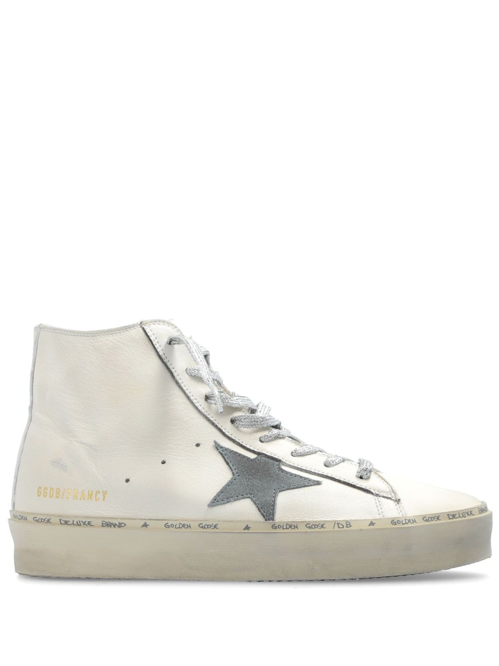 Golden Goose Francy Penstar 皮质运动鞋 - 白色