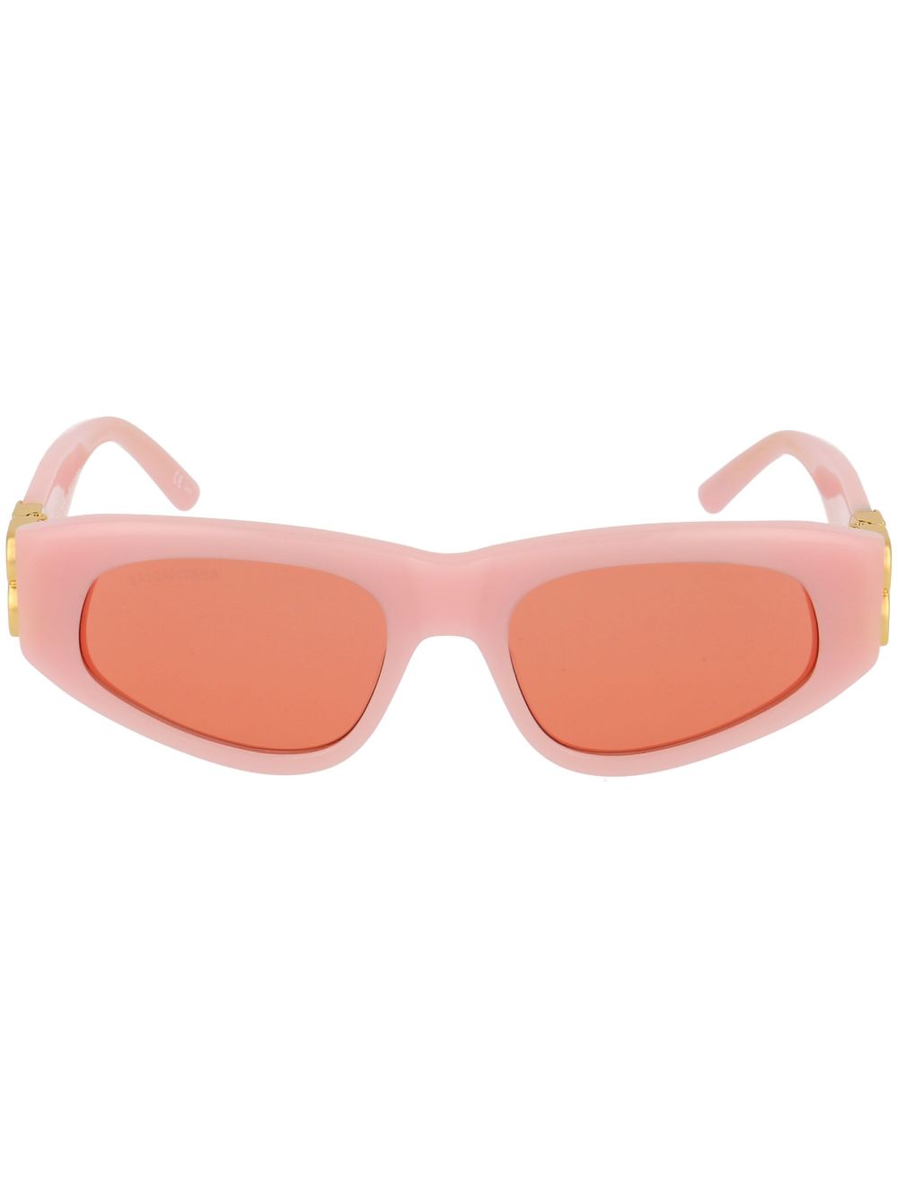 Balenciaga Eyewear 巴黎世家 BB0095S 长方形镜框太阳眼镜 - 粉色