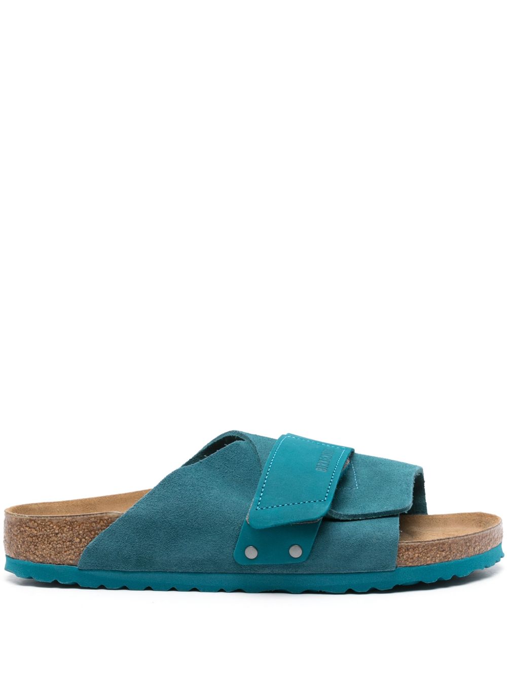Birkenstock Kyoto 绒面皮凉鞋 - 蓝色