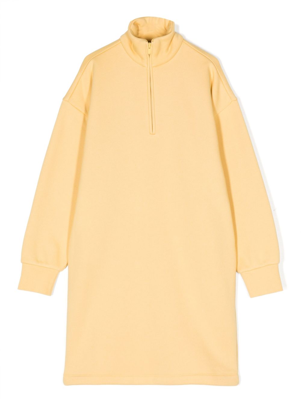 FEAR OF GOD ESSENTIALS KIDS logo印花拉链领连衣裙 - 黄色