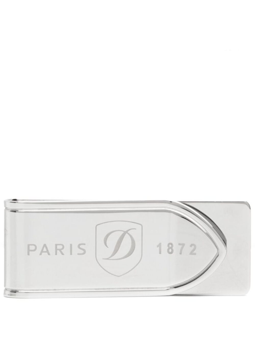 S.T. Dupont logo雕刻钱夹 - 银色