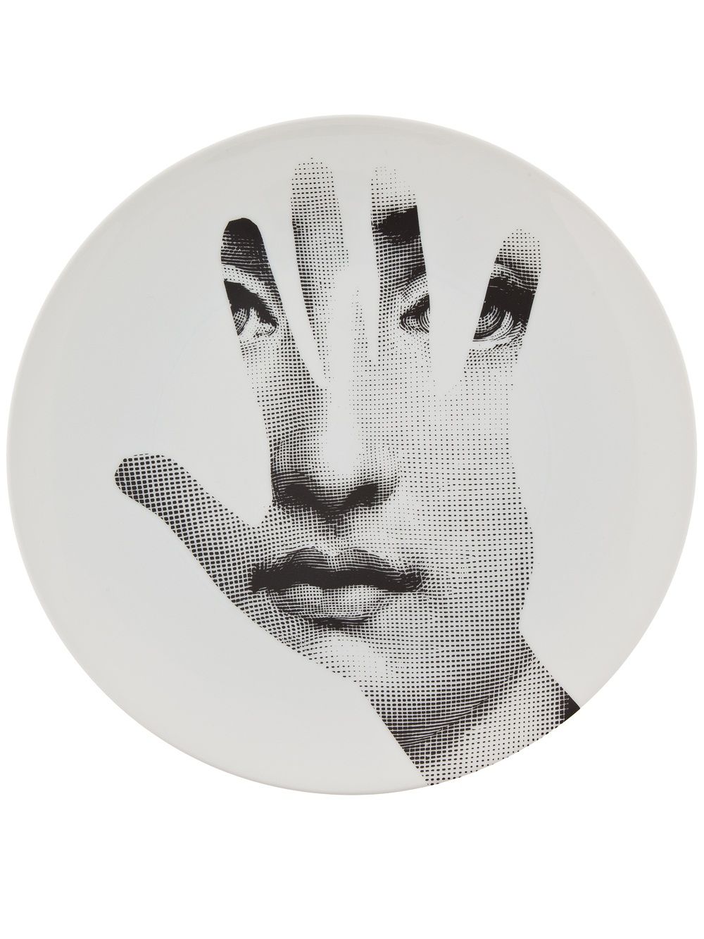 Fornasetti 盘子 - 白色