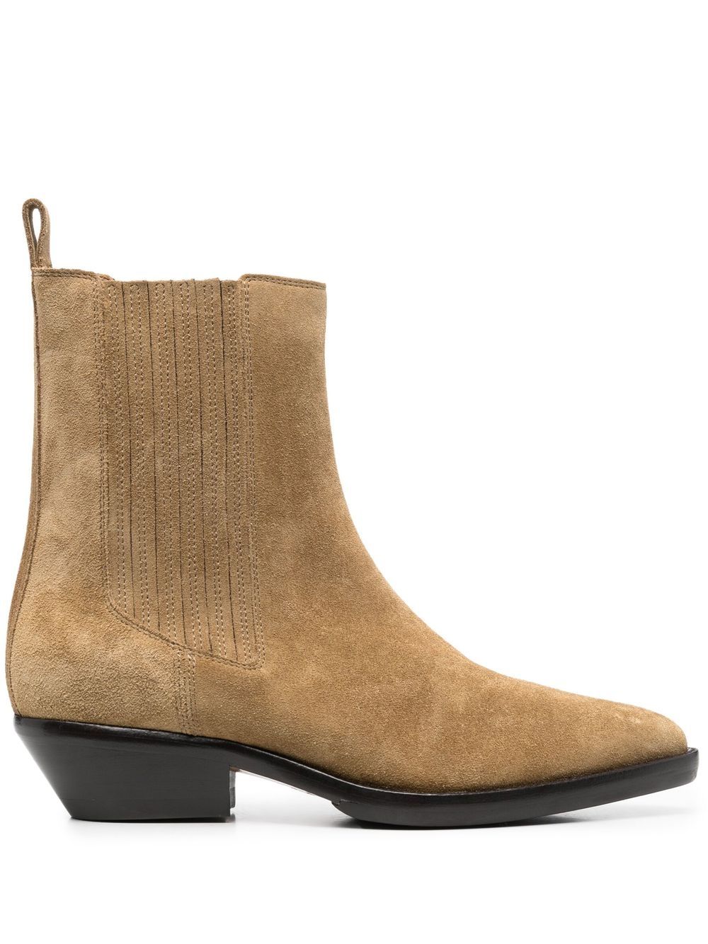 ISABEL MARANT Delena 西部风短靴 - 中性色