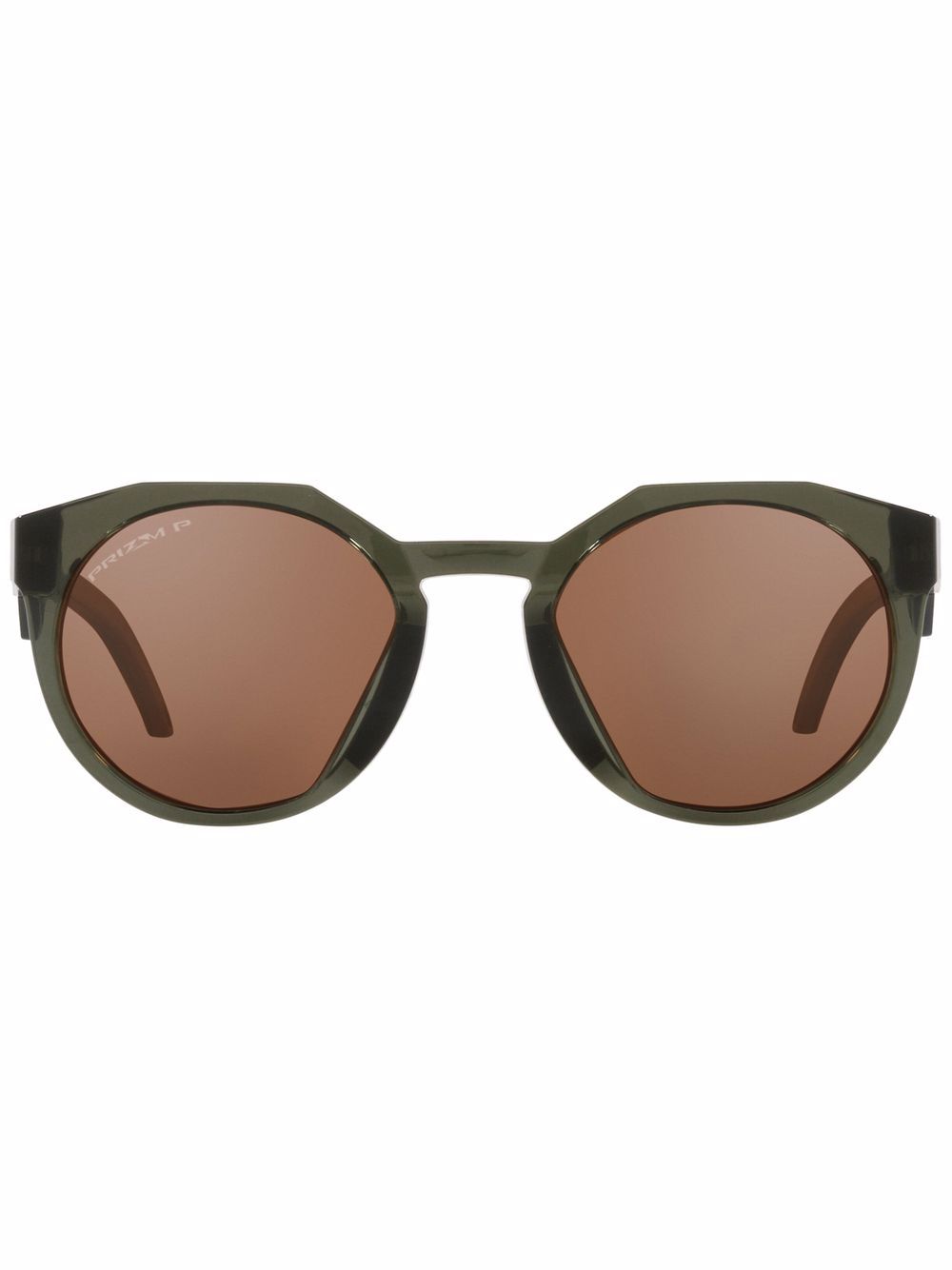 Oakley 几何形框太阳眼镜 - 绿色