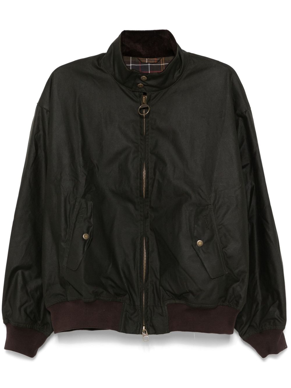 Barbour x Baracuta Harrington 夹克 - 绿色