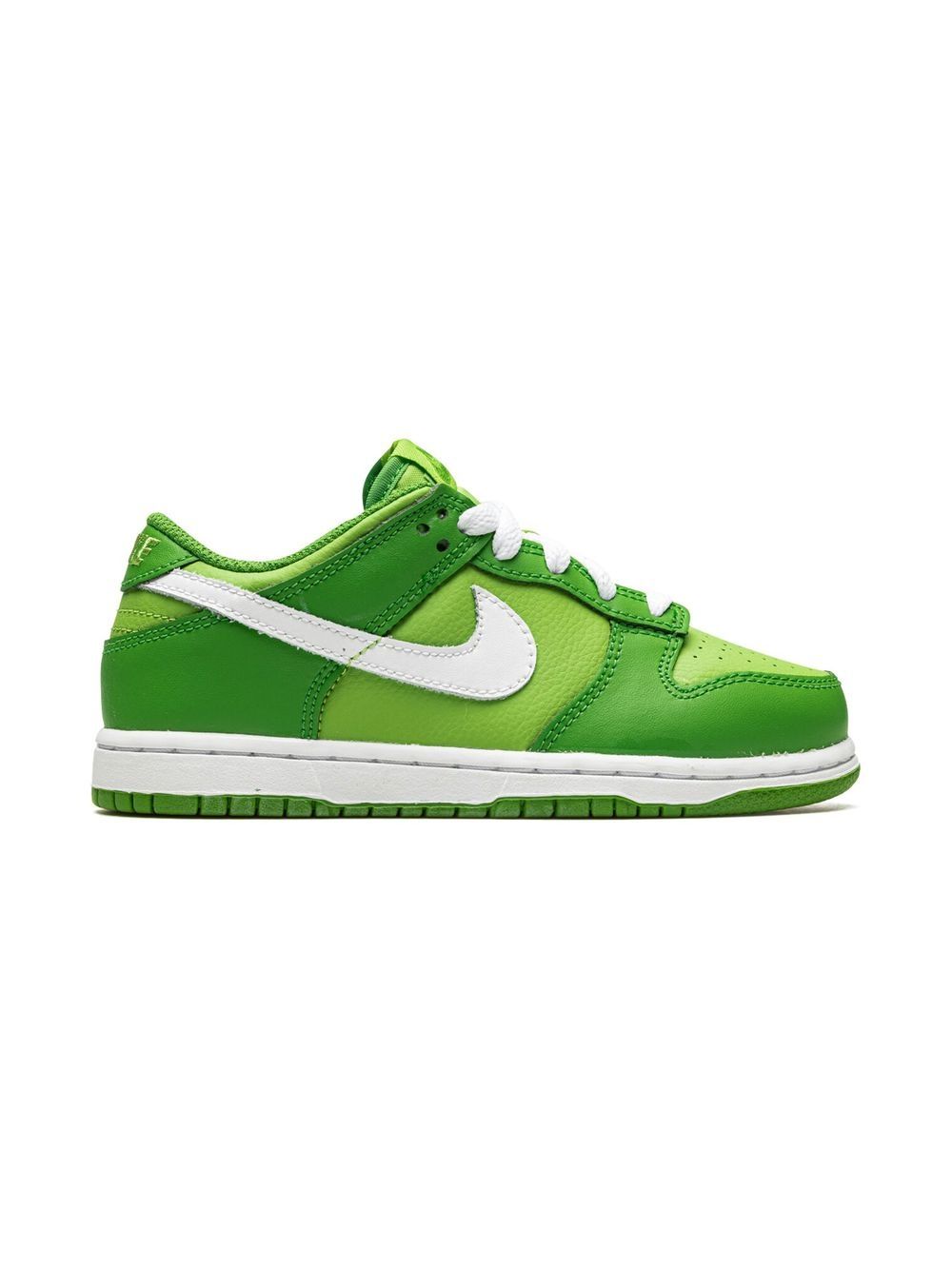 Nike Kids Dunk Low Chlorophyll 运动鞋 - 绿色