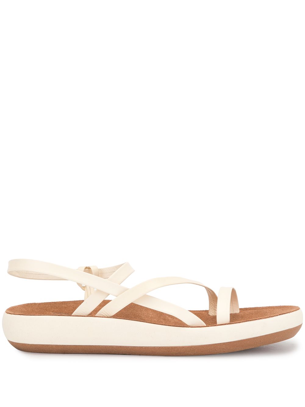 Ancient Greek Sandals Dimitra 露趾凉鞋 - 白色