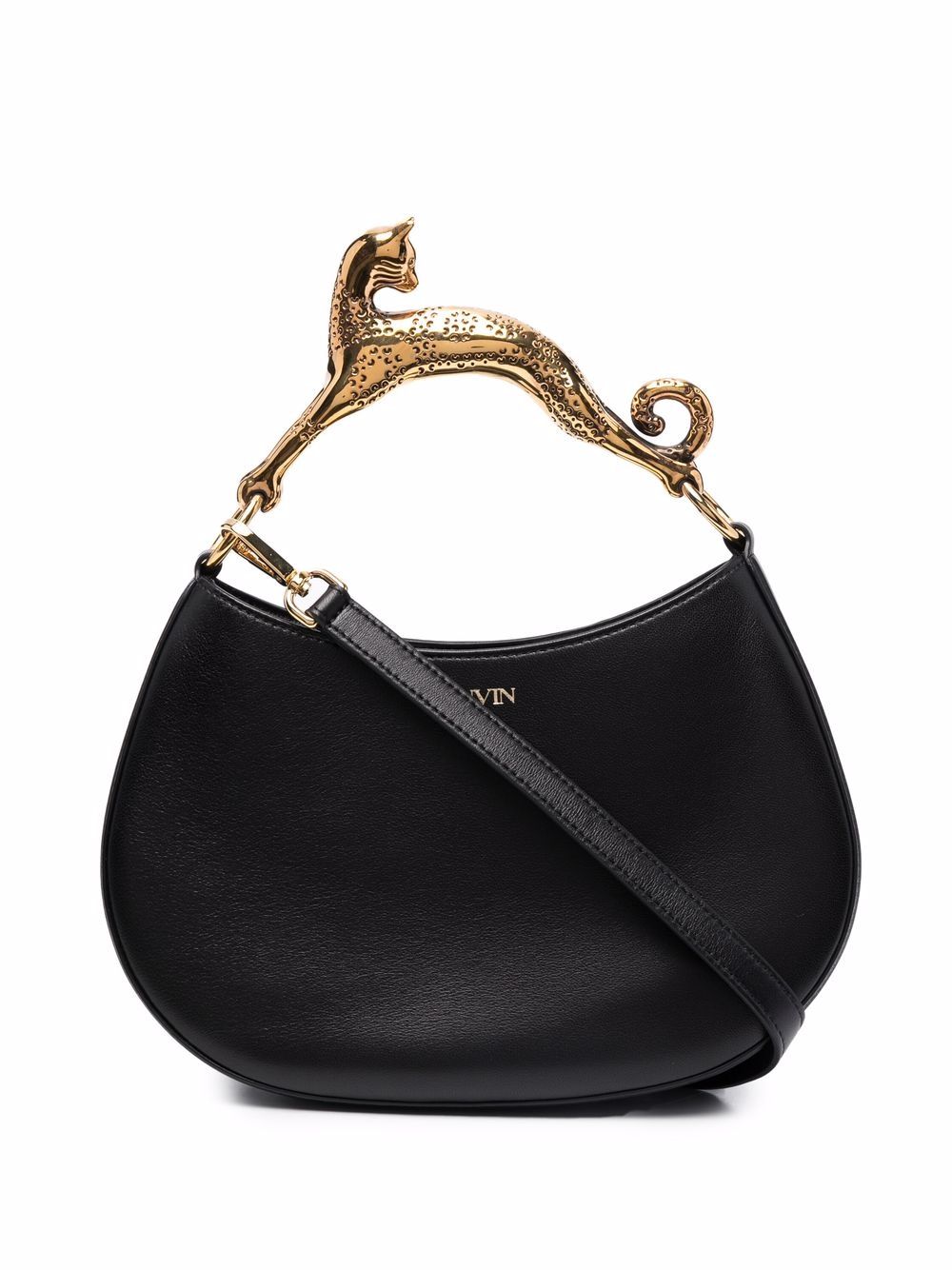 Lanvin 缀饰手柄手提包 - 黑色