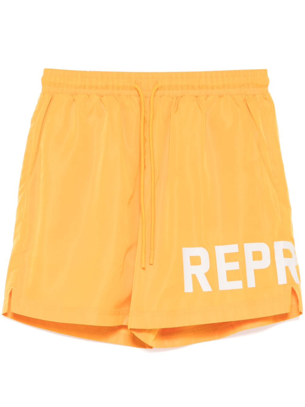 Represent logo印花泳裤 - 黄色