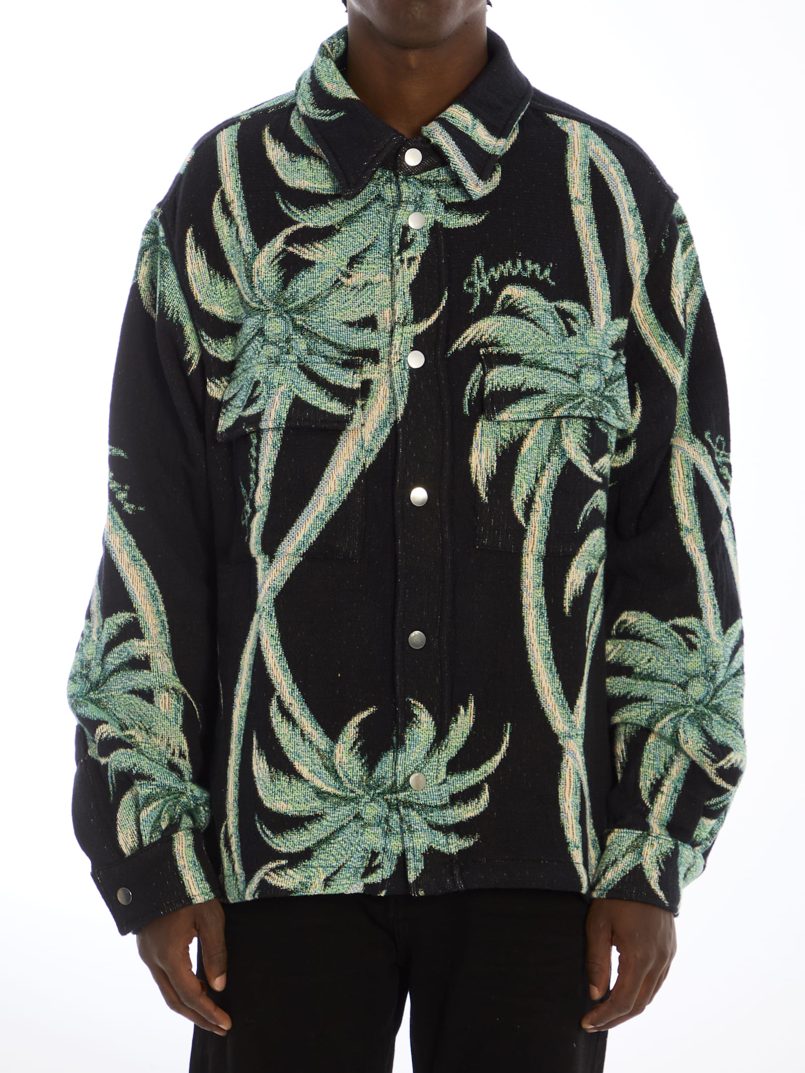 AMIRI Twisted Palms Tapestry Overshirt
