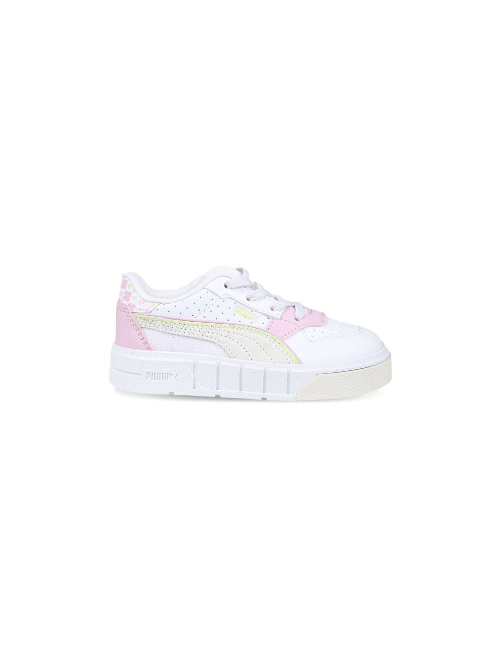 Puma Kids logo压纹运动鞋 - 白色