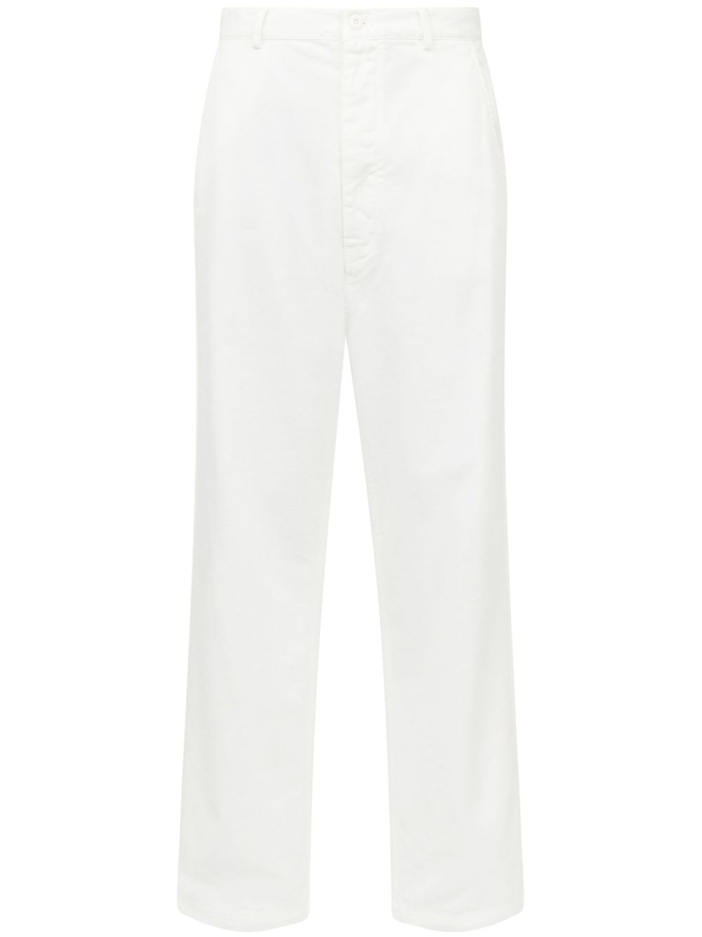 MM6 Maison Margiela 中腰直筒长裤 - 白色