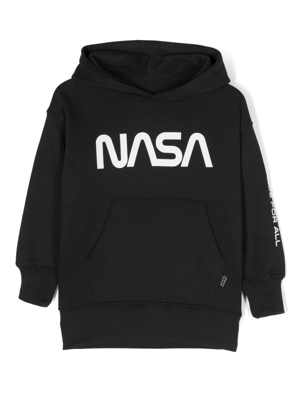 Molo NASA 印花连帽衫 - 黑色