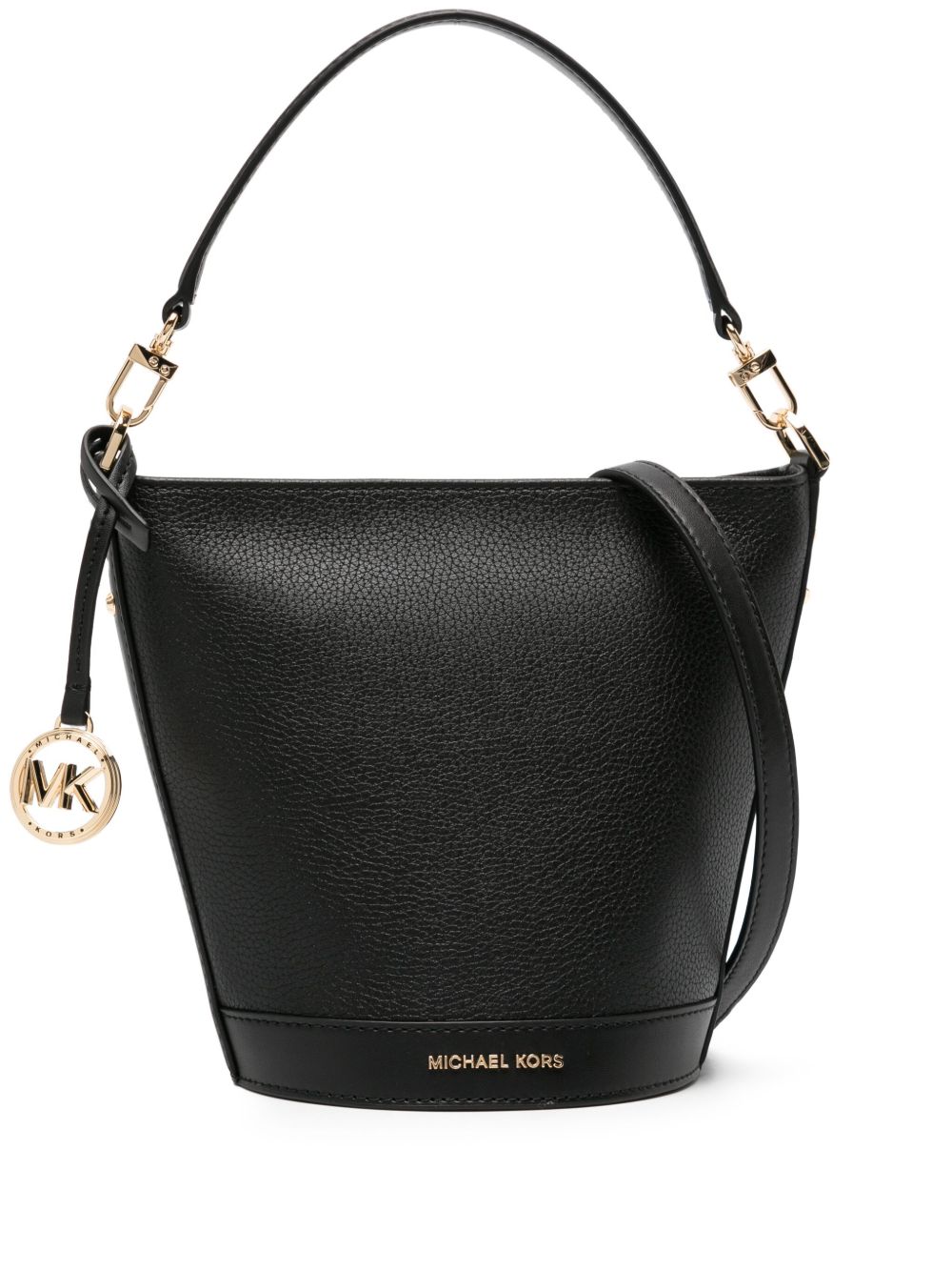 Michael Michael Kors Townsend 皮质水桶包 - 黑色