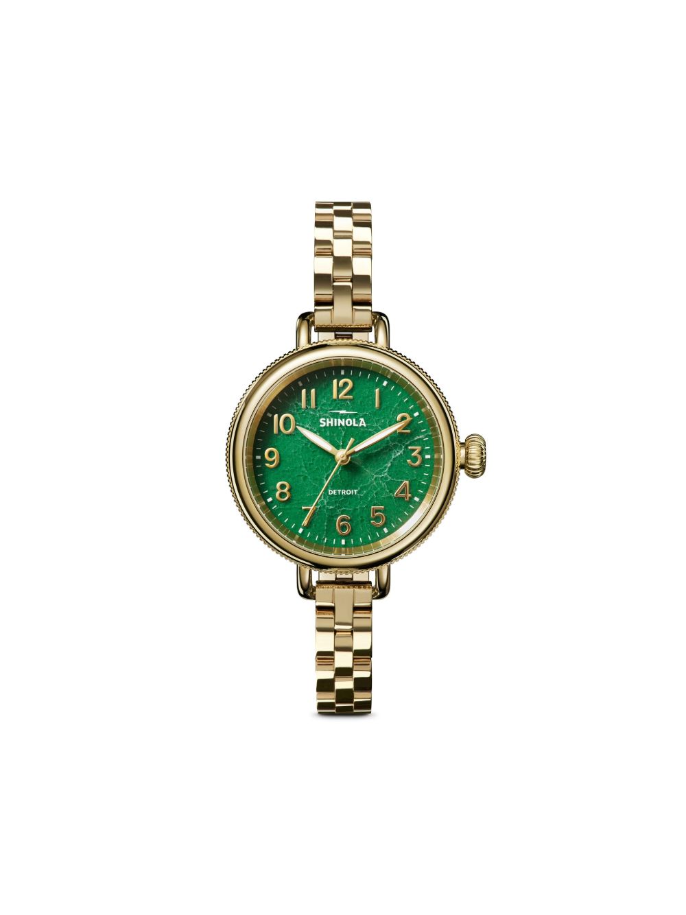 Shinola Birdy 3H 34毫米腕表 - 绿色