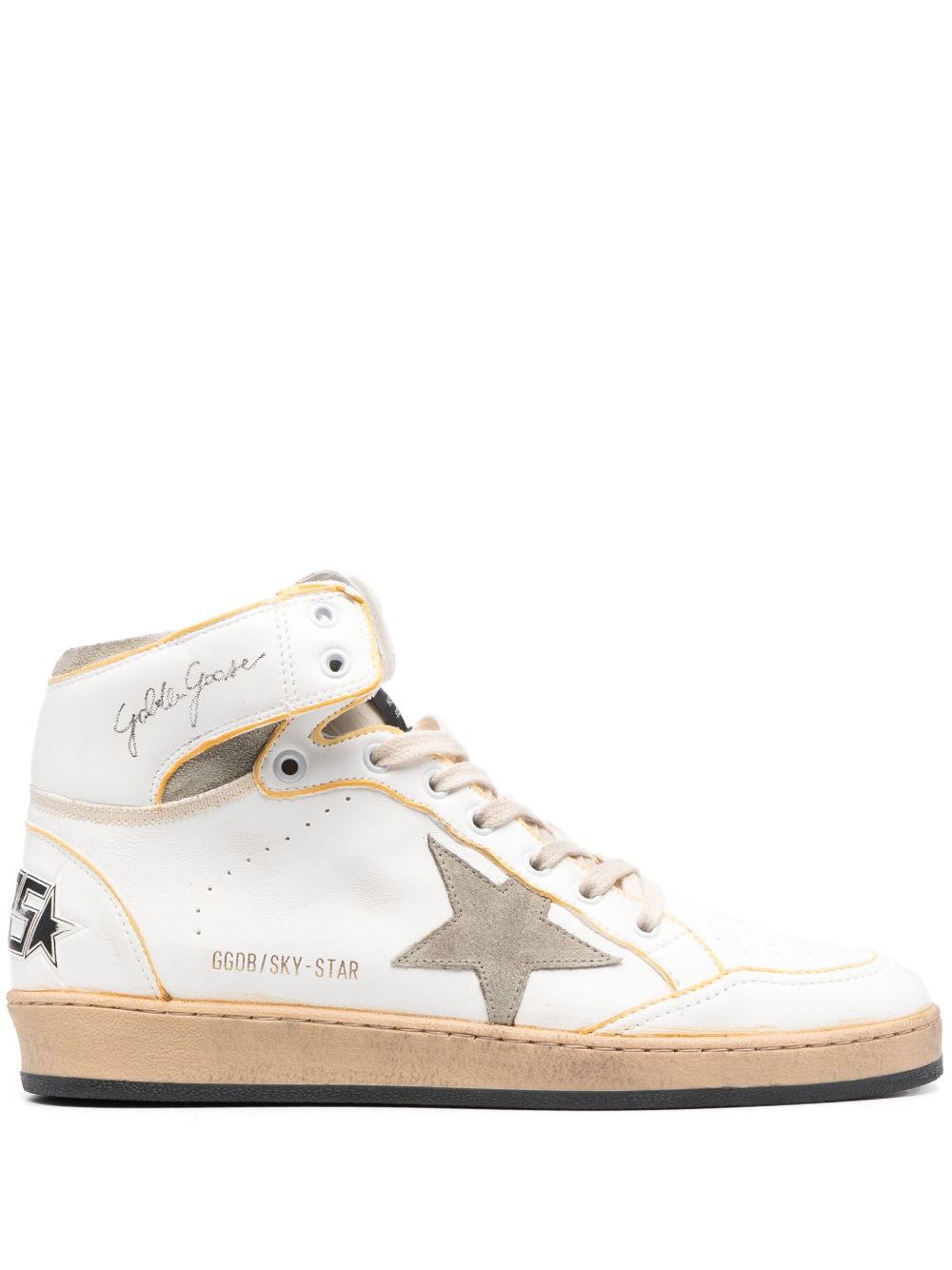 Golden Goose Sky-Star 高帮运动鞋 - 白色