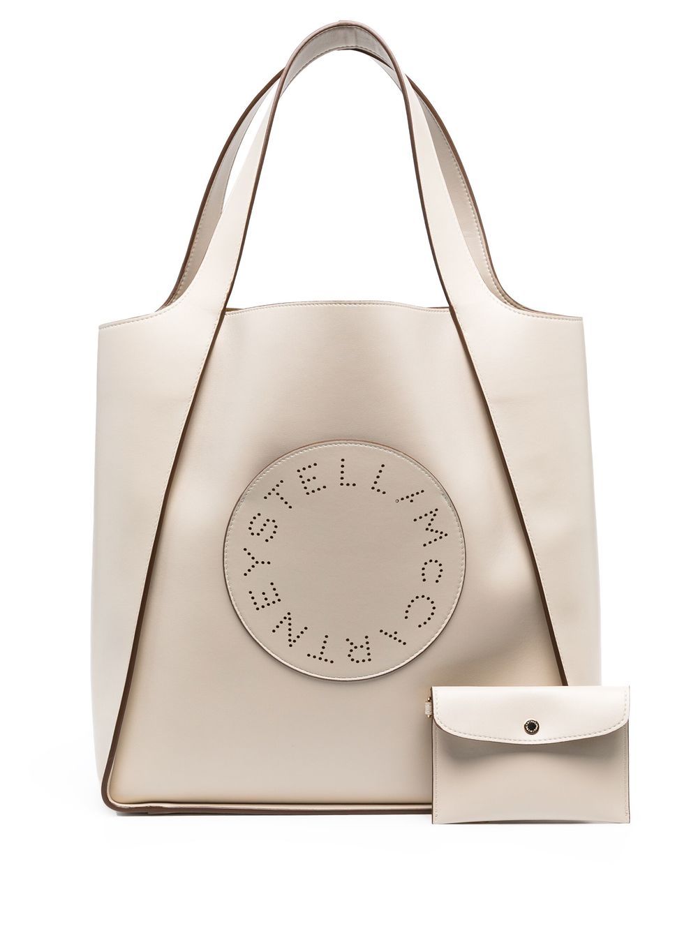 Stella McCartney Stella Logo 方形手提包 - 中性色
