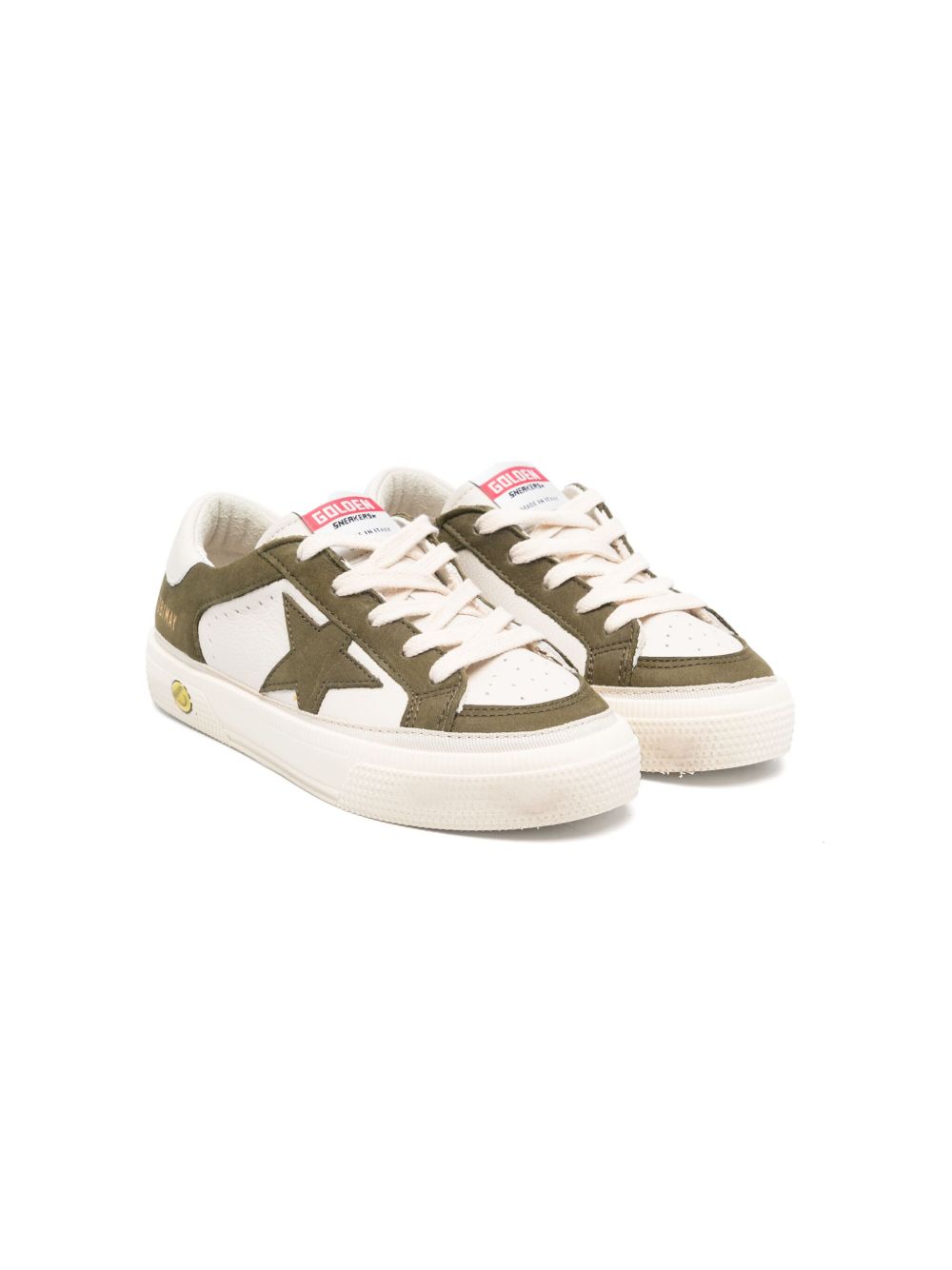 Golden Goose Kids May 板鞋 - 白色