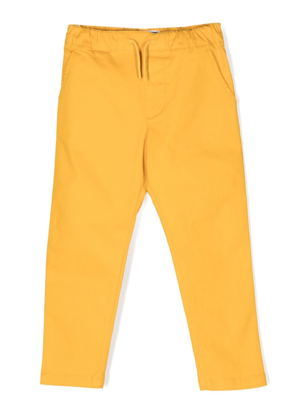 Kenzo Kids logo印花棉运动裤 - 黄色
