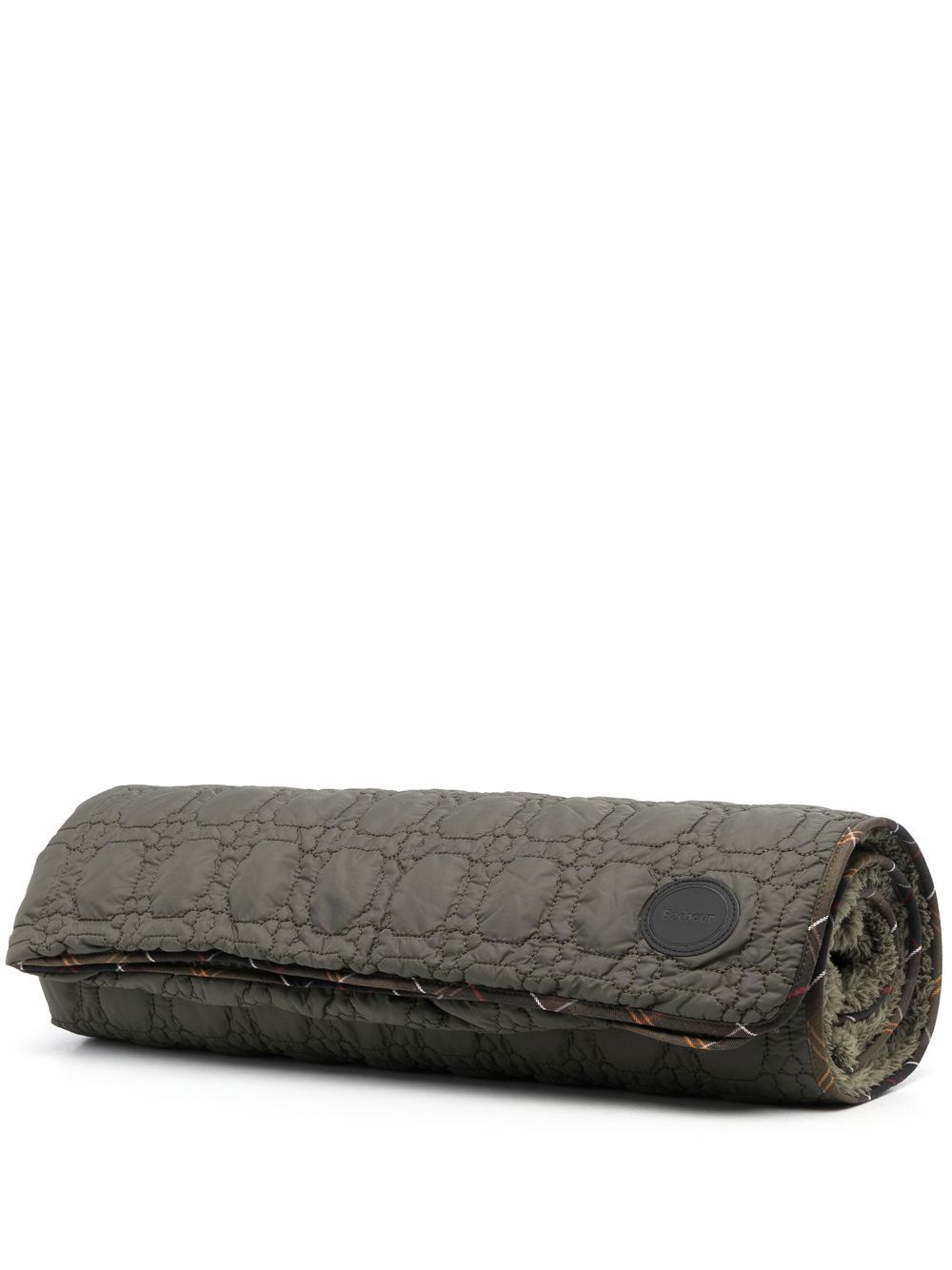 Barbour Dog Bone 绗缝毯子 - 绿色