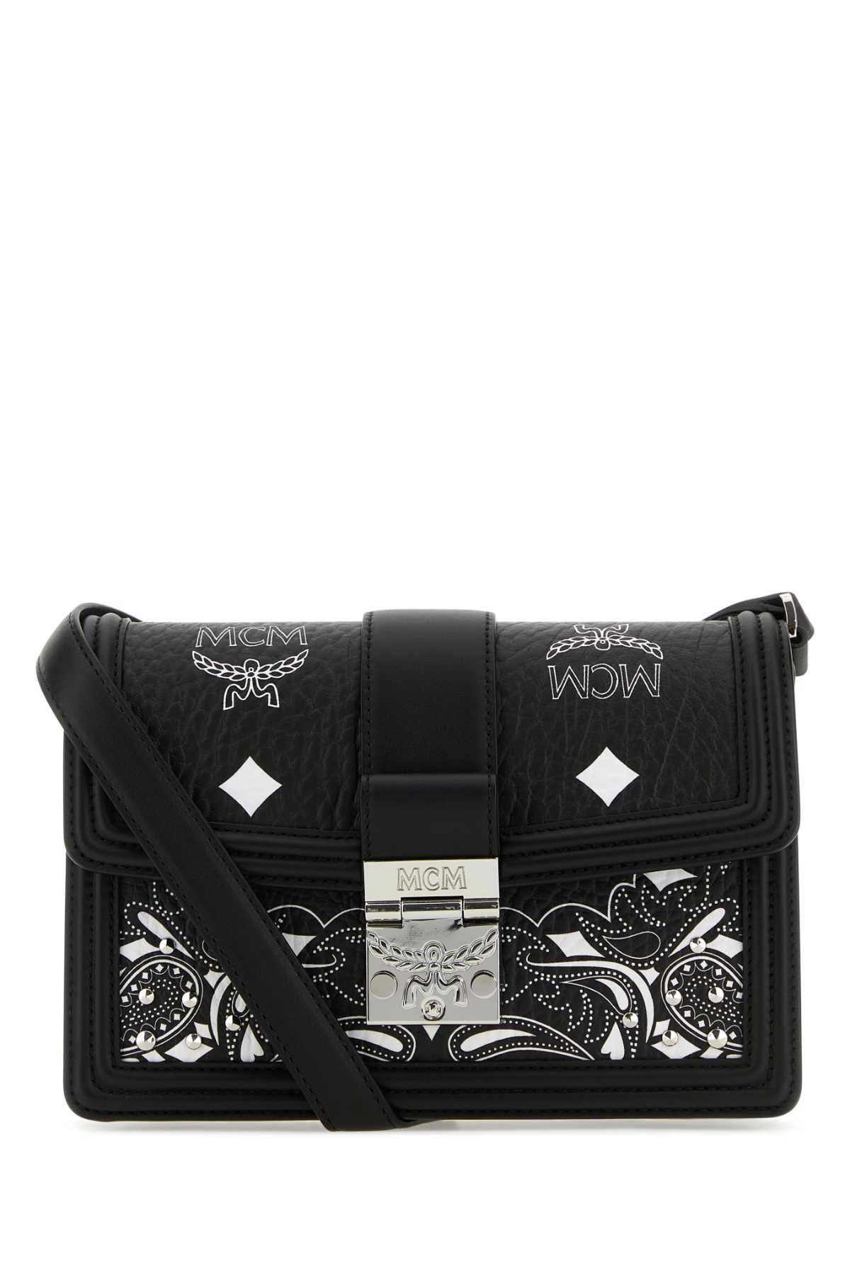 MCM Printed Canvas Small Tracy Shoulder Bag