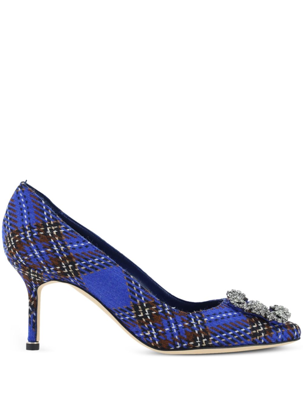 Manolo Blahnik Clava 中跟鞋（7厘米） - 蓝色